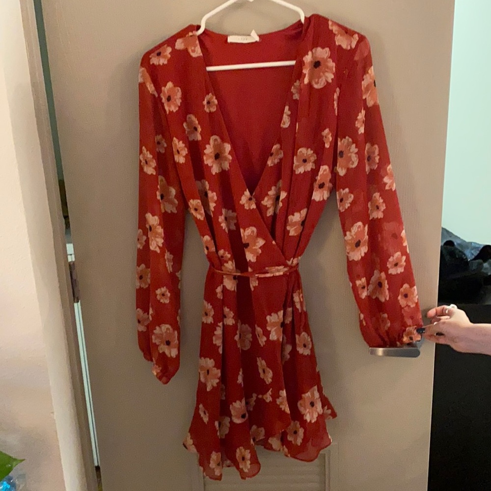 Lush wrap dress